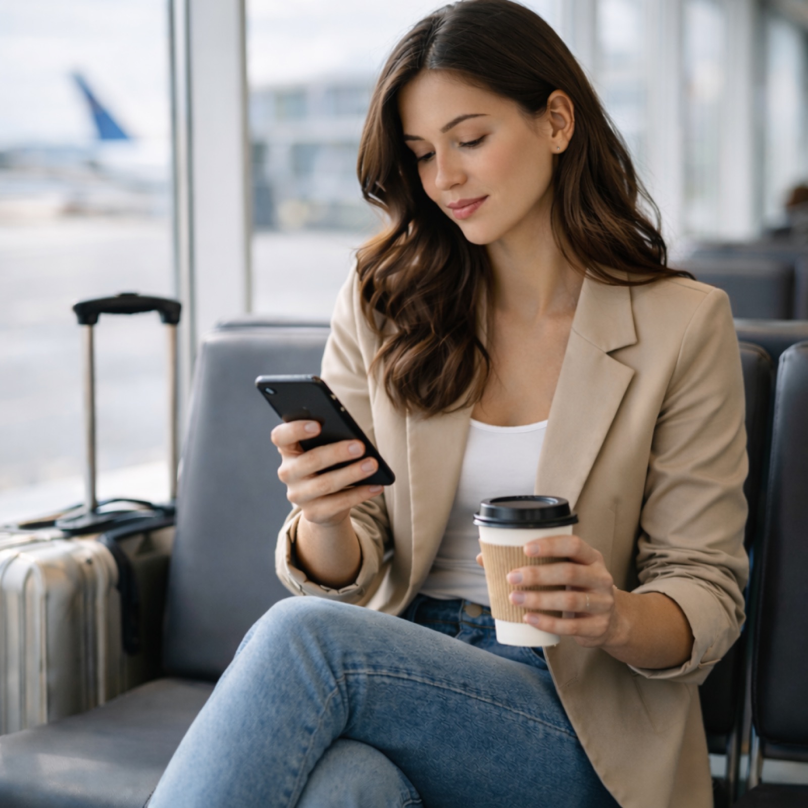 Traveler looking for information about flight compensation